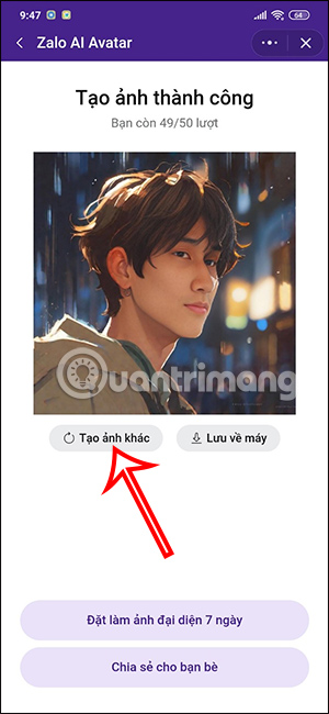 Tạo ảnh đại diện AI khác