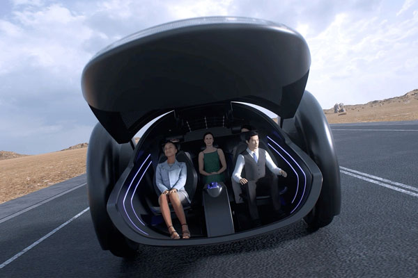 Xe điện 2 bánh chở được 5 người 