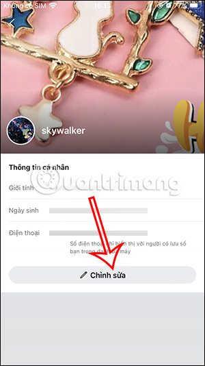 Chỉnh sửa thông tin tài khoản Zalo