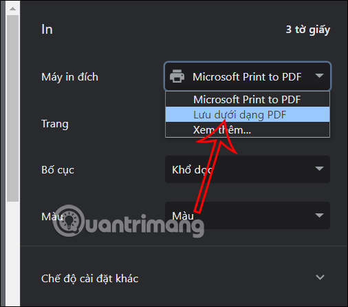 Convert Google Forms sang PDF