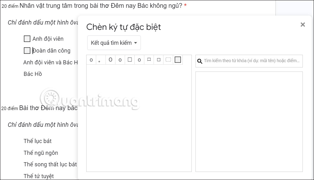 Chỉnh lại định dạng tài liệu Docs