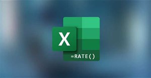 Cách tính lãi suất bằng hàm RATE trong Excel