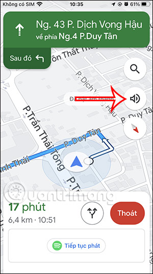 Chỉ đường bằng giọng nói trên Google Maps