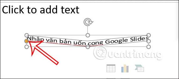 Uốn cong chữ trong PowerPoint