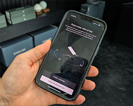 Tìm vị trí các vệ tinh Starlink