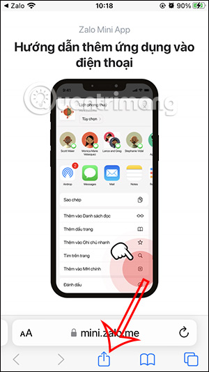 Chia sẻ ứng dụng