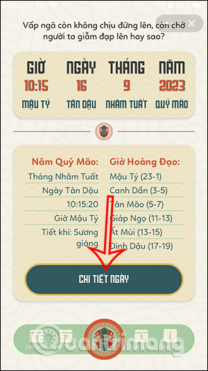 Xem chi tiết về ngày