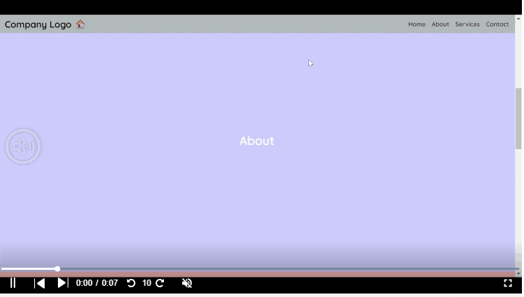 Hiệu ứng sticky header