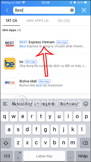 Tìm kiếm BEST Express