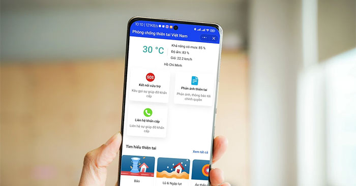 Người dân trong vùng lũ có thể tìm kiếm trợ giúp khẩn cấp qua Zalo