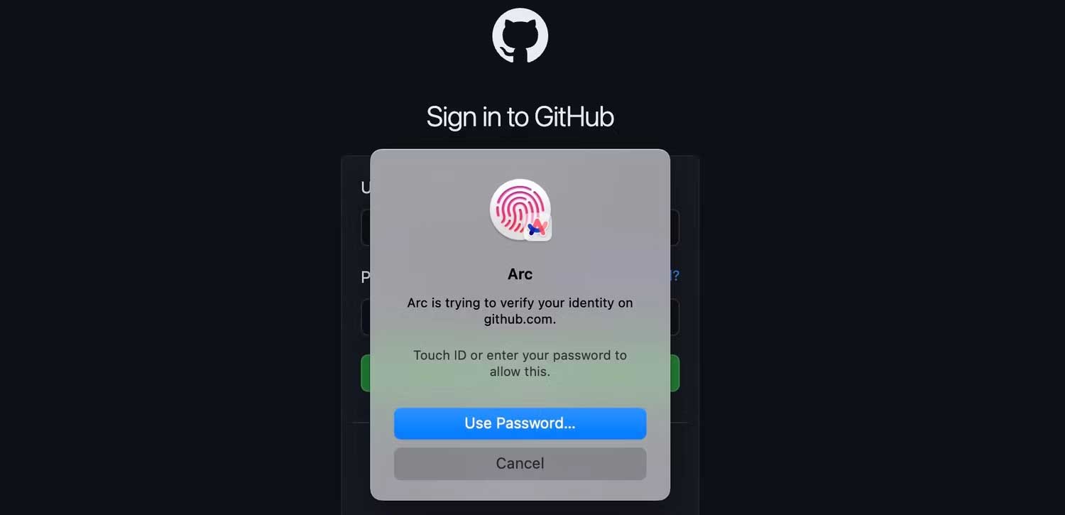 Đăng nhập vào GitHub