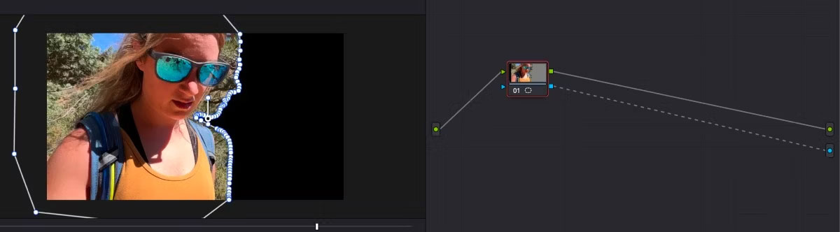 Thêm Alpha Output vào clip trên DaVinci Resolve