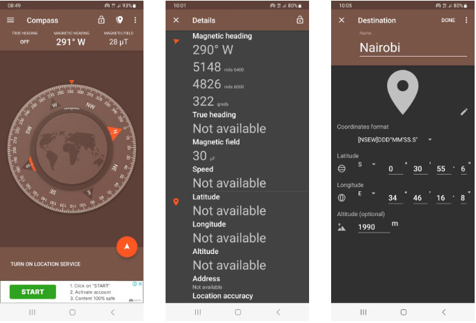 Fulmine Software Compass