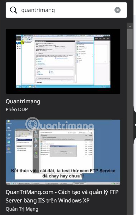 Tìm video YouTube trong Canva 
