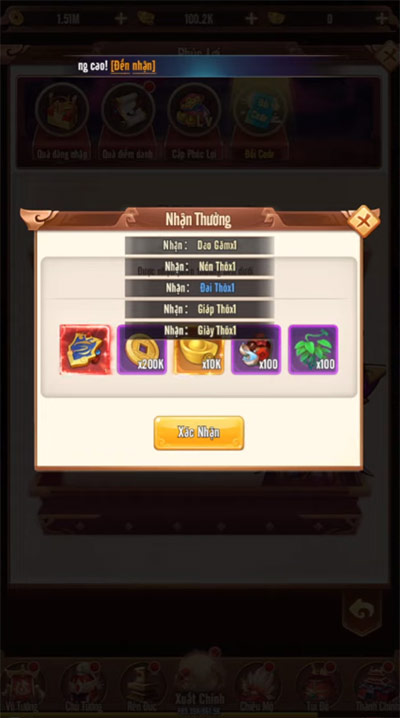code game de vuong 3q mobile
