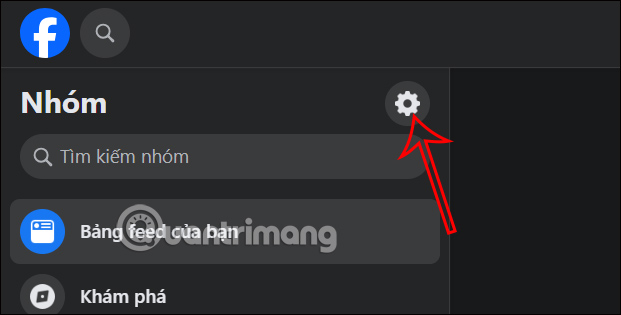 Cài đặt nhóm Facebook PC