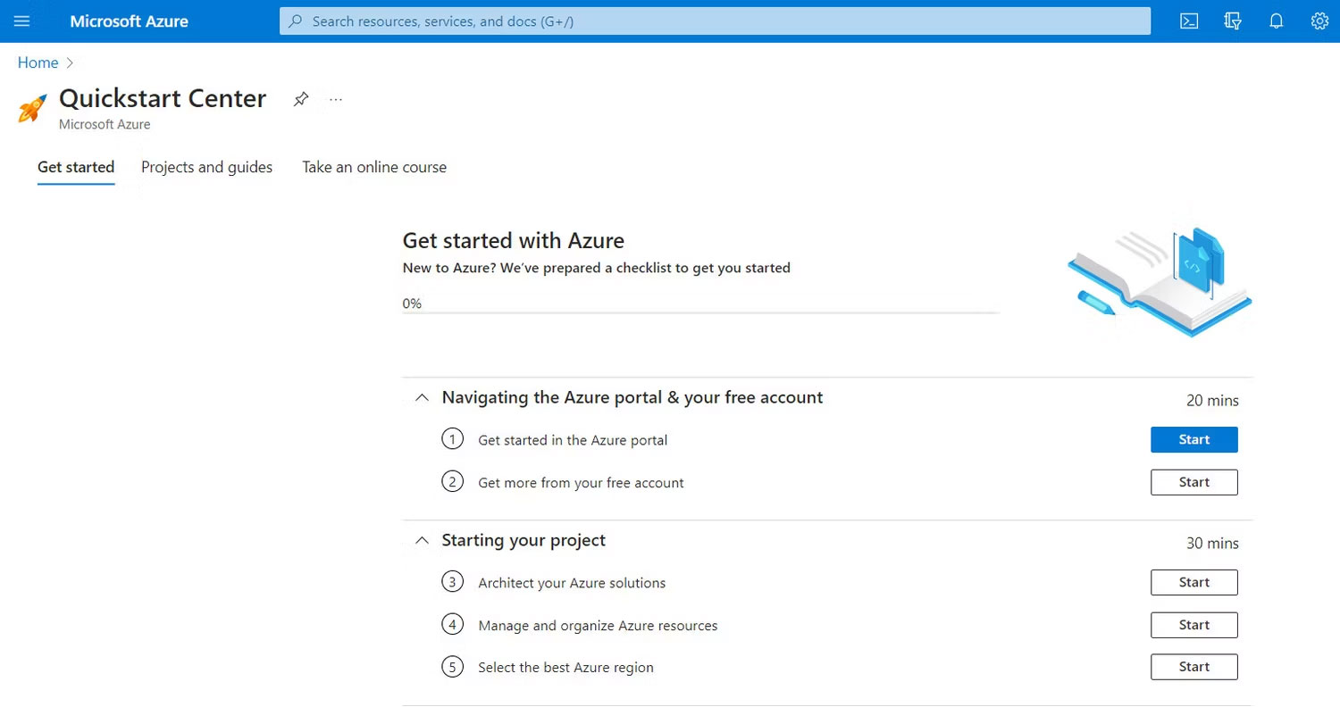 Bắt đầu với Microsoft Azure