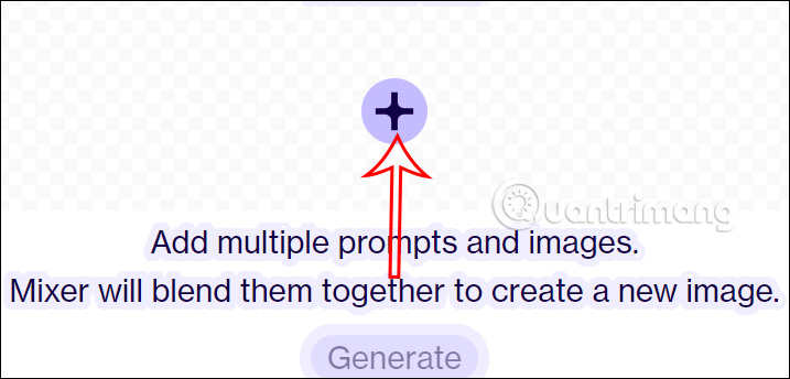 Thêm nội dung trên Artbreeder Mixer