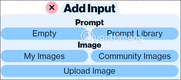 Tùy chọn tải ảnh trên Artbreeder Mixer
