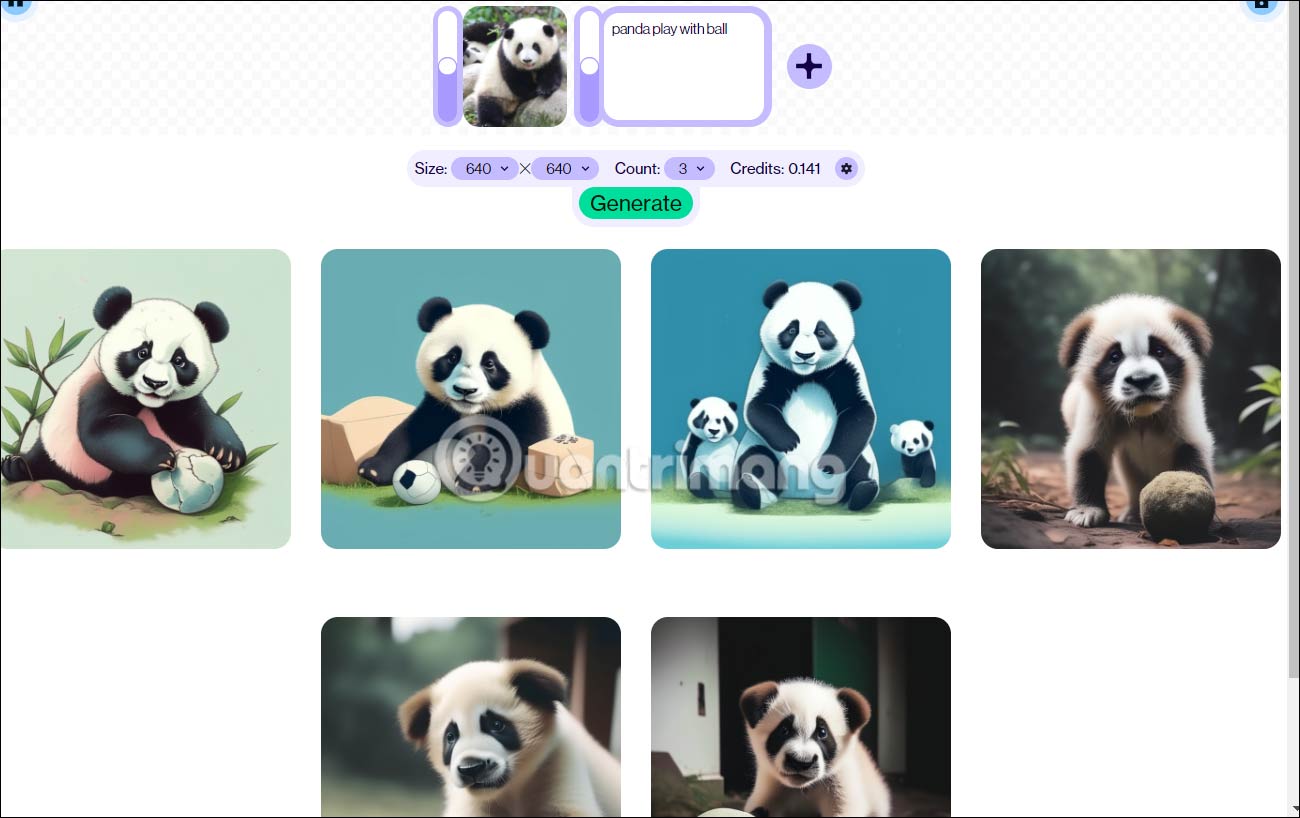 Ảnh tạo trên Artbreeder Mixer