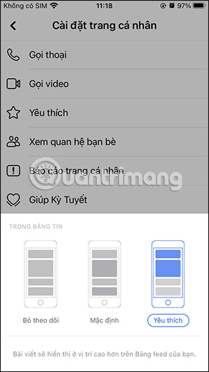 Chế độ hiện bài đăng bạn thân trên Facebook