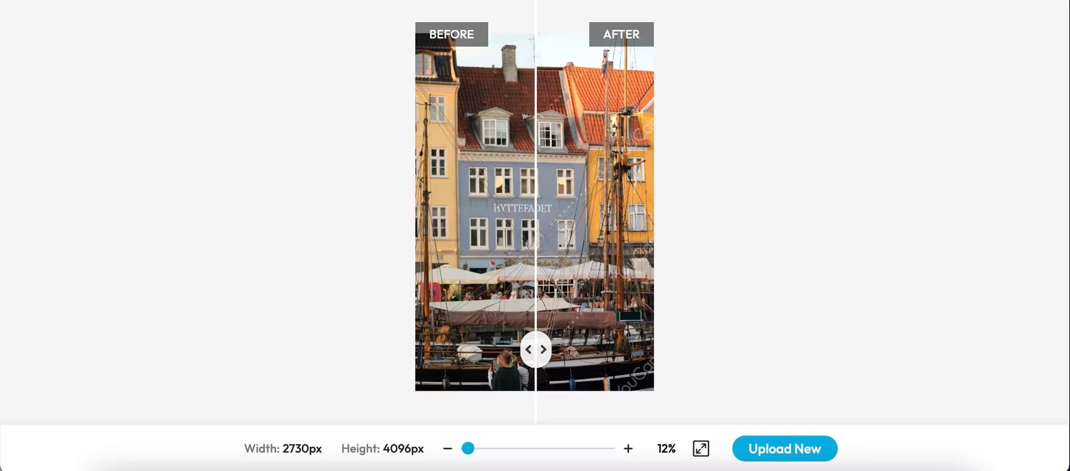Giao diện của ứng dụng chỉnh sửa ảnh YouCam