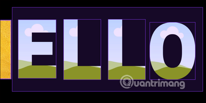 Áp dụng hiệu ững cho chữ trong Canva