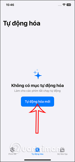 Tạo mục tự động hóa mới