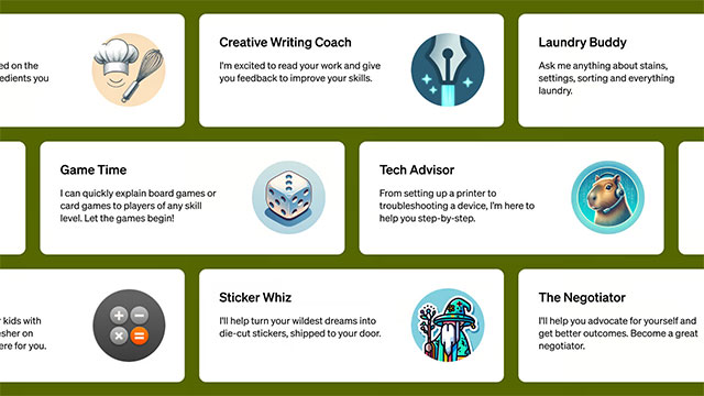 OpenAI công bố GPTs