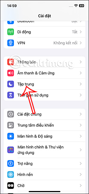 Chế độ Tập trung