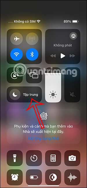 Chế độ tập trung trên iPhone