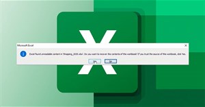 Cách khắc phục lỗi “Unreadable Content” trong Excel