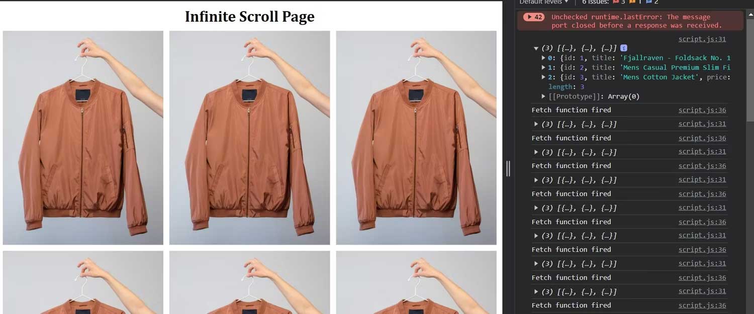 Triển khai cốt lõi với JS