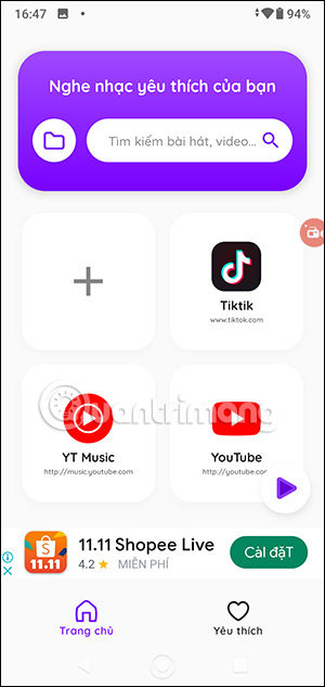 Ứng dụng phát video trên Playback