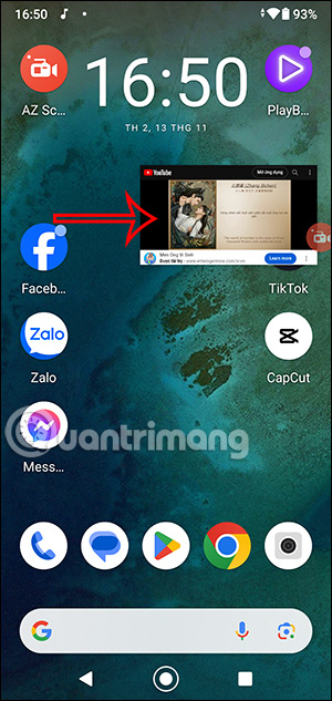 Phát video YouTube cửa sổ nổi