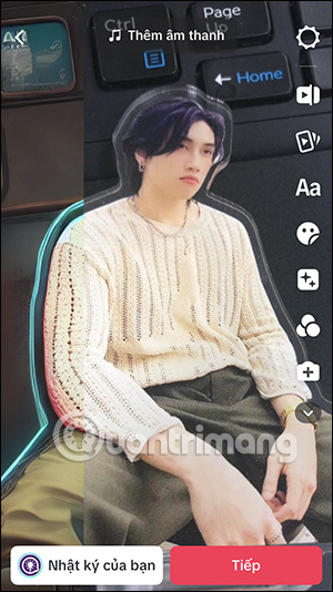 Chỉnh sửa video filter GTA trên TikTok