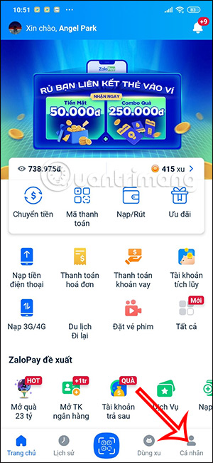 Cá nhân ZaloPay