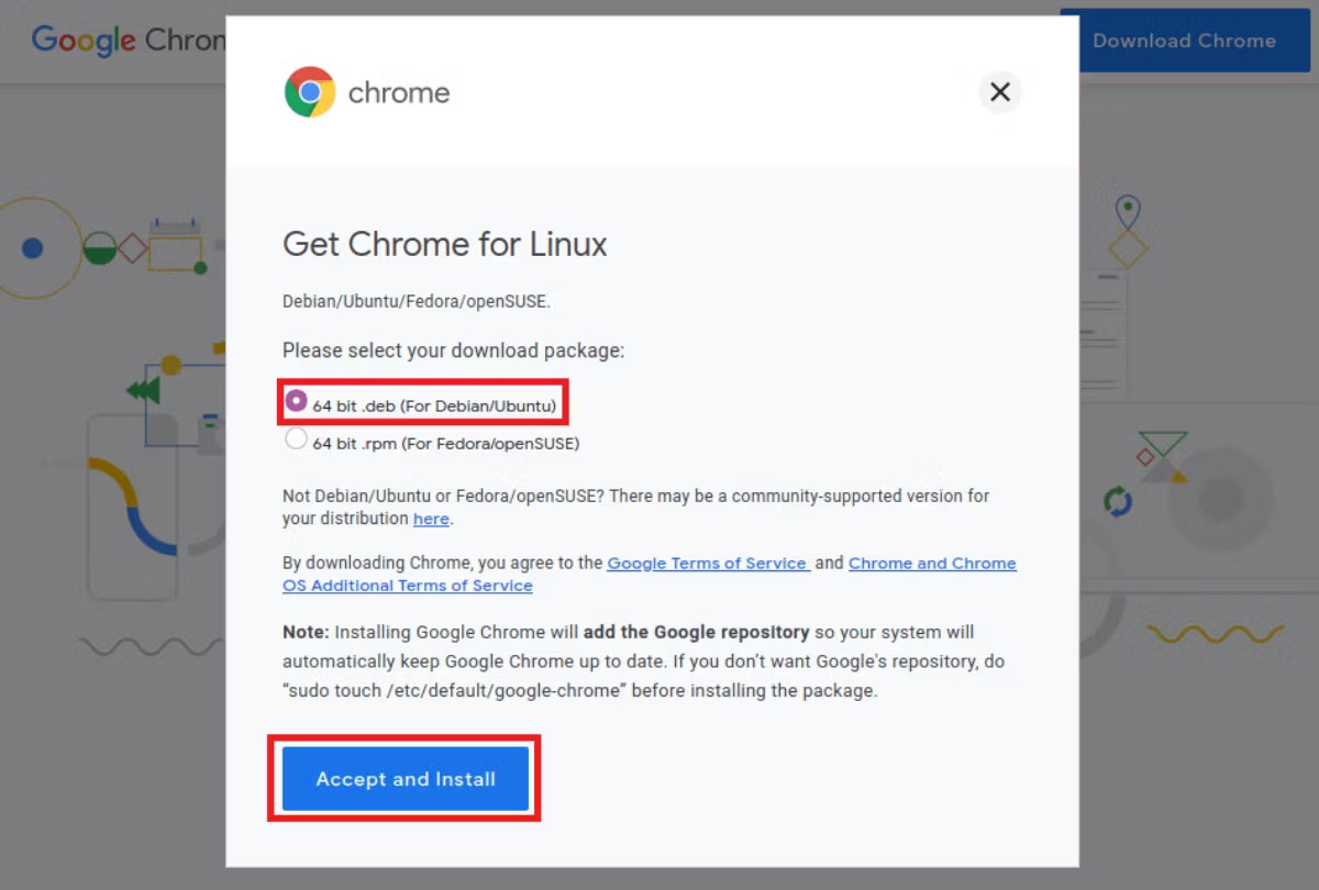 Google Chrome cho Ubuntu