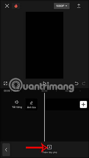 Thêm lớp phủ video trên CapCut