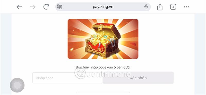 giftcode tay du vng