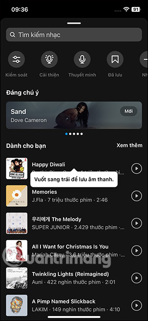 Thêm bài hát video Instagram Reels