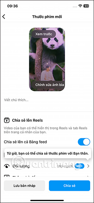 Đăng video Instagram Reels