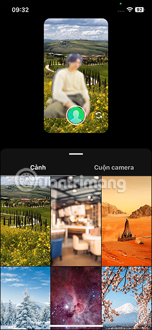Background có sẵn trong Instagram Reels
