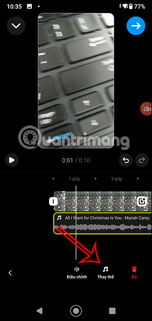 Thay thế bài hát