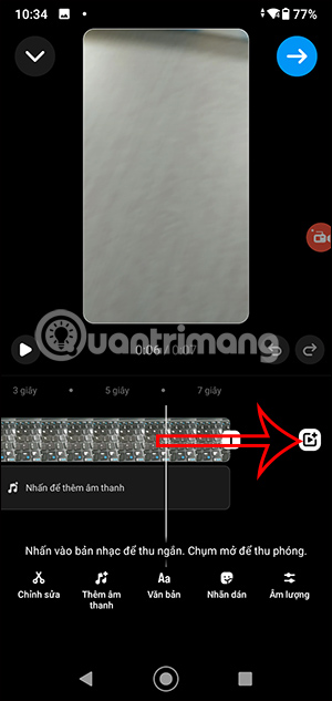 Thêm video Instagram Reels