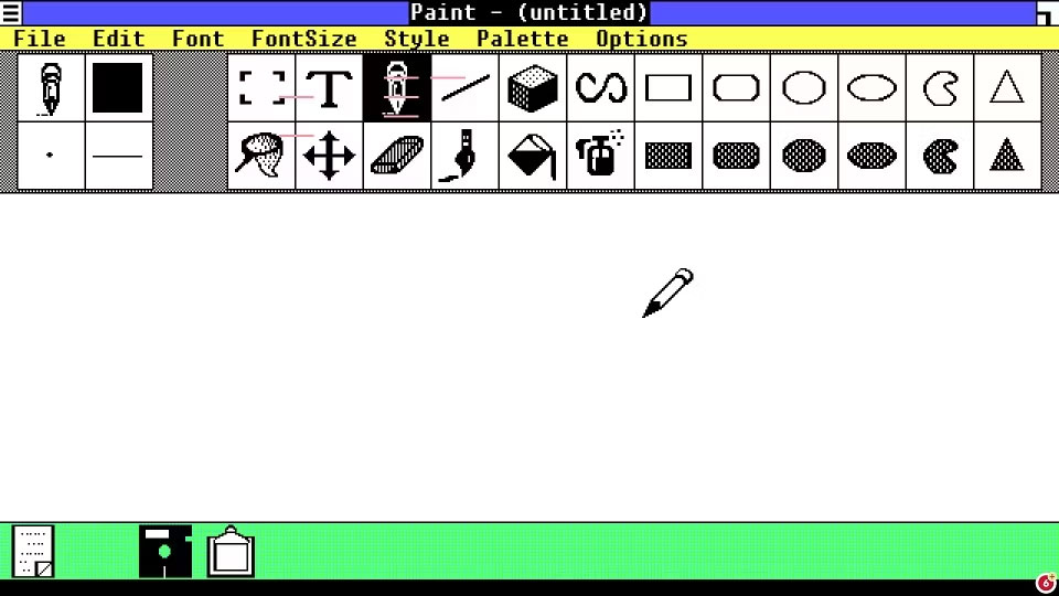 Microsoft Paint trong Windows 1.0