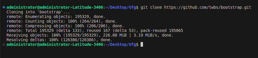 git clone