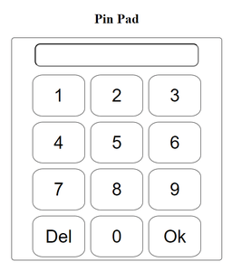Mẫu pin pad