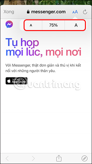 Chỉnh kích thước trang