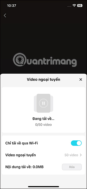Qúa trình tải video TikTok ngoại tuyến